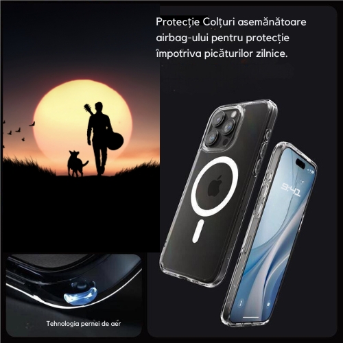 Husa Protectie Silicon MagSafe Design Modern GBG34-Albina- Iphone 15 Plus - 4 | YEO